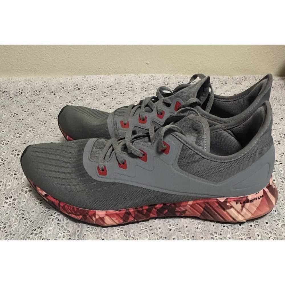 REEBOK Mens Size 11 FLASHFILM 2.0 GR Running Shoes Red Pink Athletic Sneakers